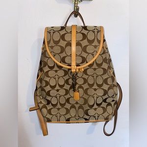 Coach back pack bag